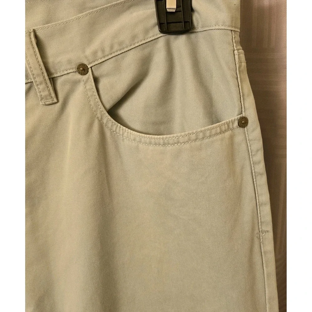 Polo Ralph Lauren Mens Pale Green Straight Leg Denim Pants 38x30 Pony Logo